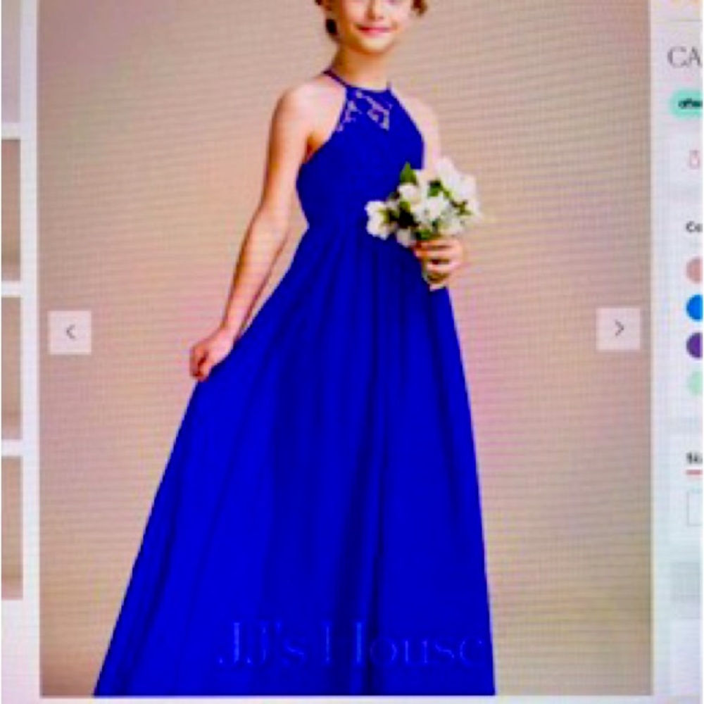 JJ’s house junior bridesmaids dress!